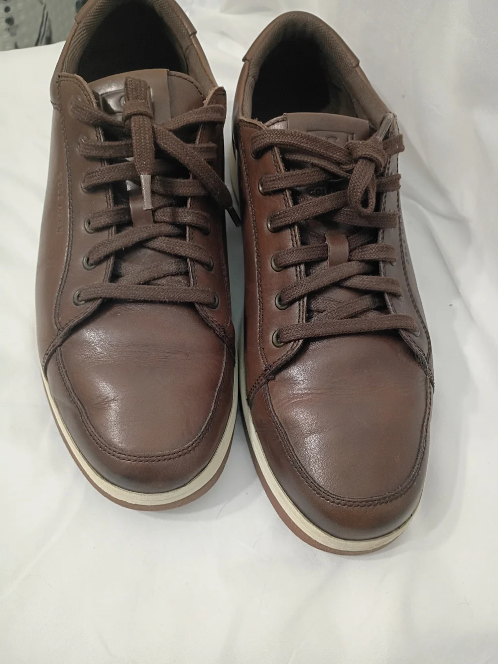 Cole Haan Sport Ox Men’s Brown Leather Casual Sneakers Size 11.5 M